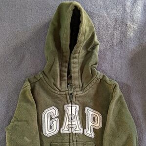 Baby boys green‎ hooded jacket coat babyGap size 6-12 months
